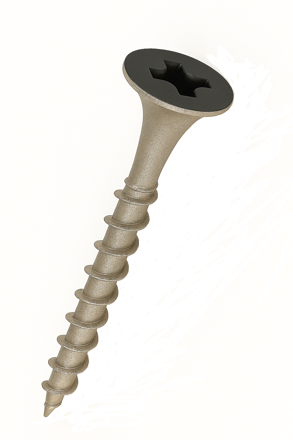 6(CRS) X 1 5/8 PH BUGLE D/W SCREW STEEN NICKEL PT. #18 BLACK